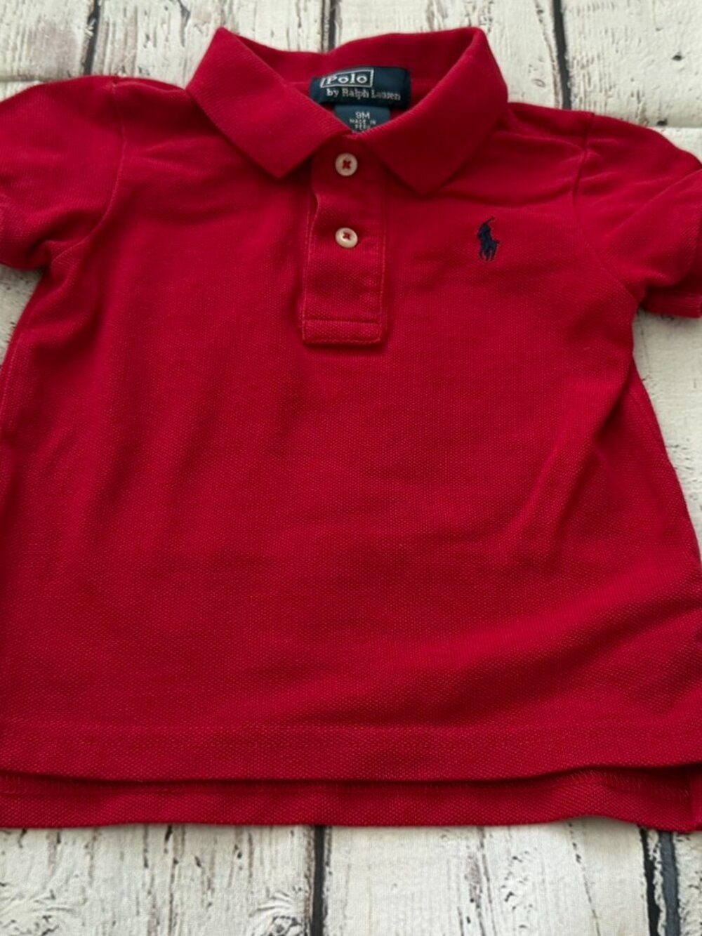 Polo by Ralph Lauren baby boy shirt 9 months old
